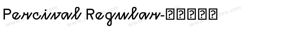 Percival Regular字体转换